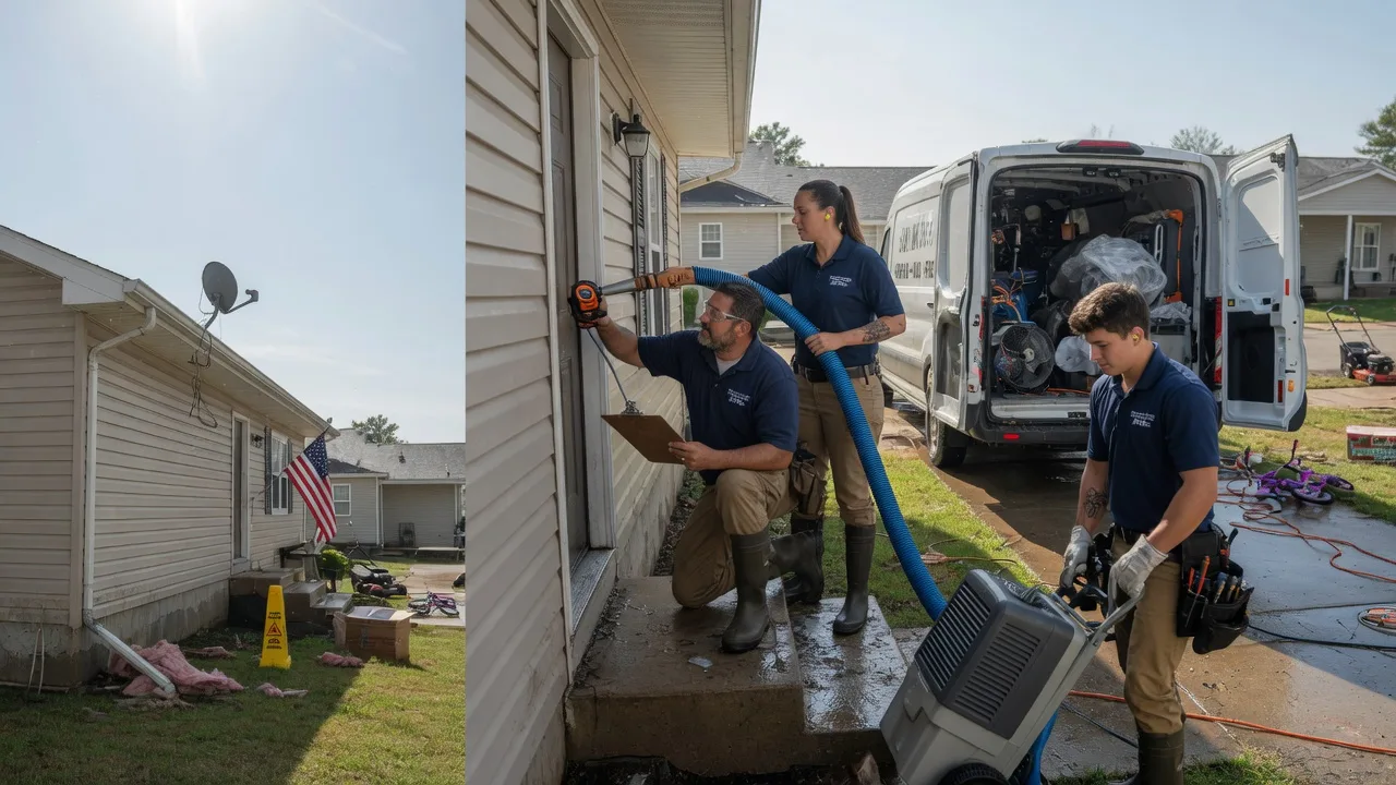 Ceiling Water Damage Restoration in Belvue, KS near me